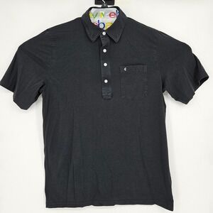 Criquet Polo Shirt Mens Large Golf Performance Pima Cotton Austin TX‎ Black